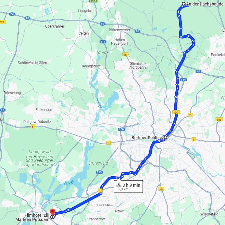 BerlinRoutePotsdam